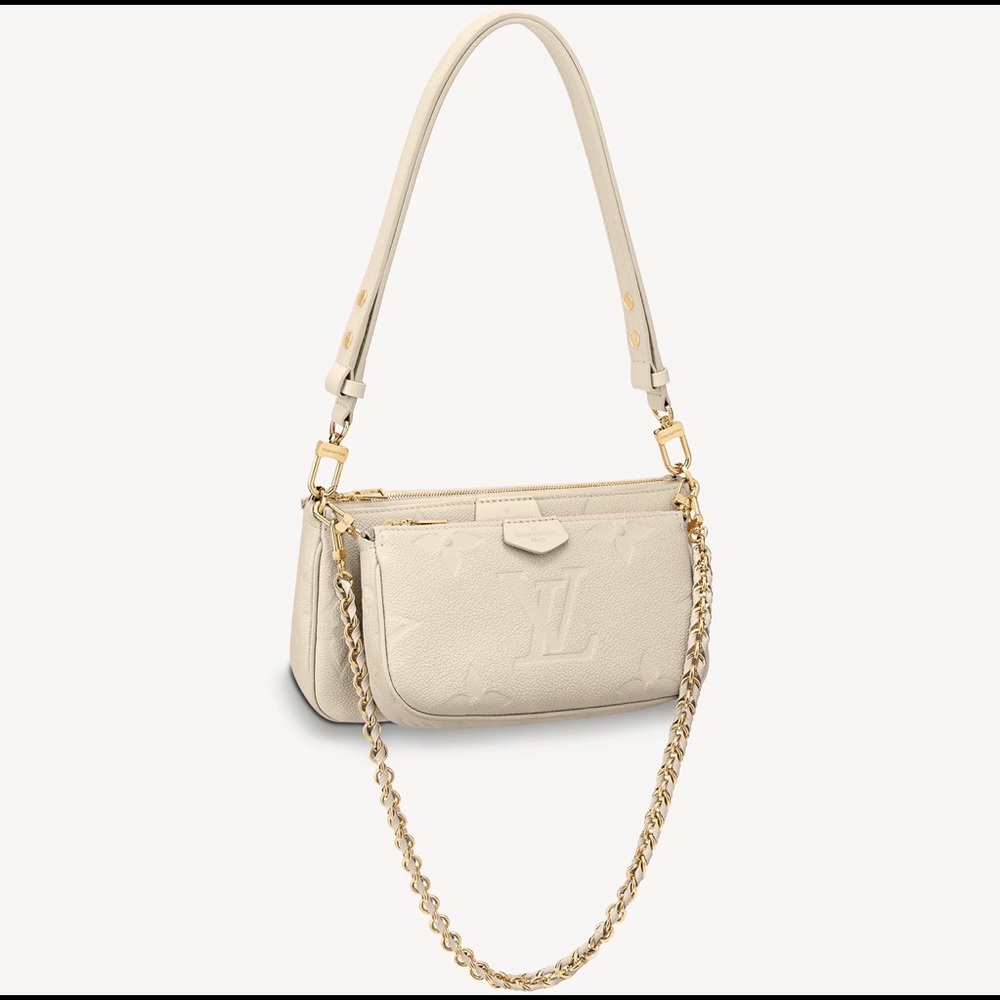 Louis Vuitton Multi Pochette Empreinte Leather